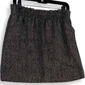 Jcrew Houndstooth Pull-On Skirt